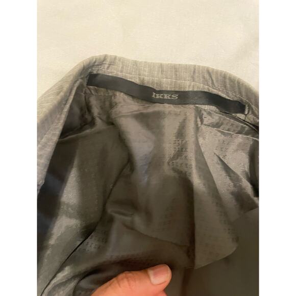Ikks- pin Stripe Blazer / size 38R / Gray - Picture 7 of 11